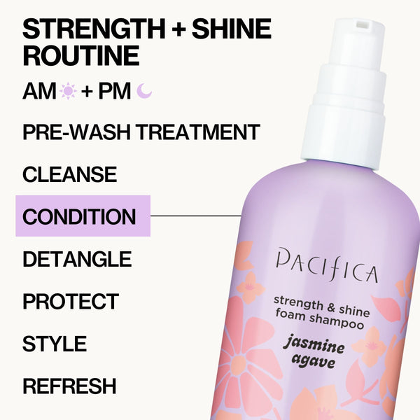 Jasmine Agave Strength + Shine Foaming Shampoo - Haircare - Pacifica Beauty