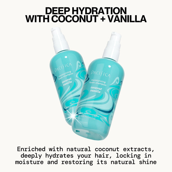 Coconut Vanilla Moisturizing Foam Shampoo - Haircare - Pacifica Beauty
